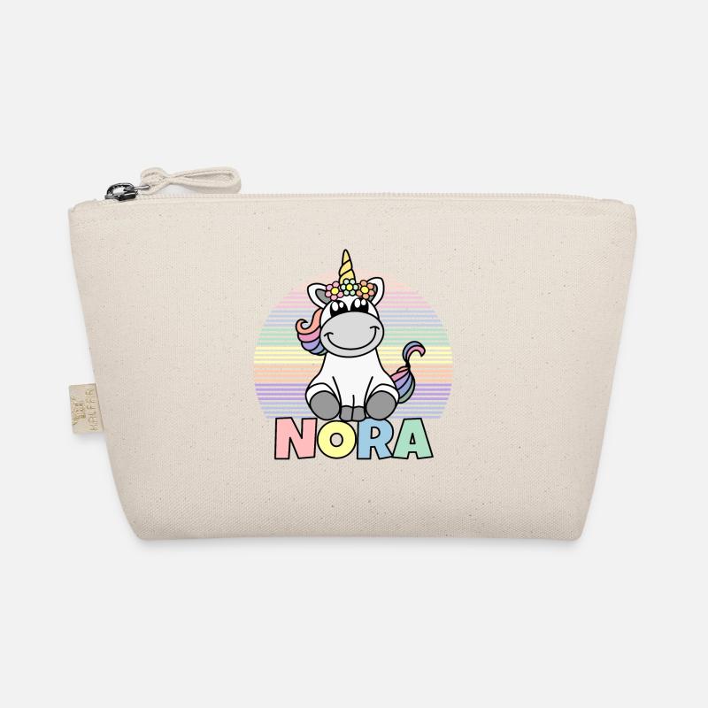 Nora Einhorn Name Bio-Täschchen