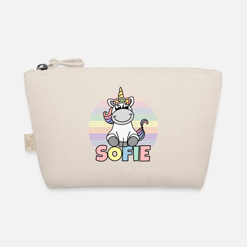 Sofie Einhorn Name Bio-Täschchen