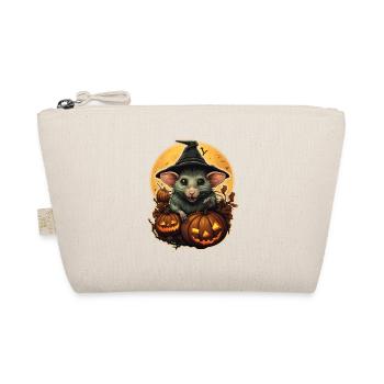 Halloween Ratte - Bio-Täschchen - Natur - Vorne