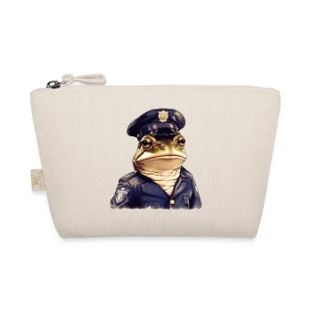 Polizei Frosch - Bio-Täschchen - Natur - Vorne