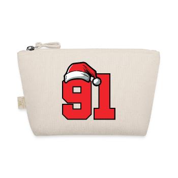 91 Number Christmas - Organic Pouch - nature - Front