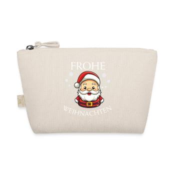 Weihnachtsmann - Weihnachten Geschenke - Bio-Täschchen - Natur - Vorne