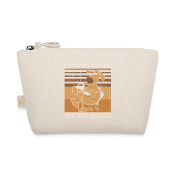 i like my sugar with coffee and cream- kaffee - Organic Pouch - nature - Front