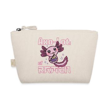 Axolotl isst Ramen - Bio-Täschchen - Natur - Vorne