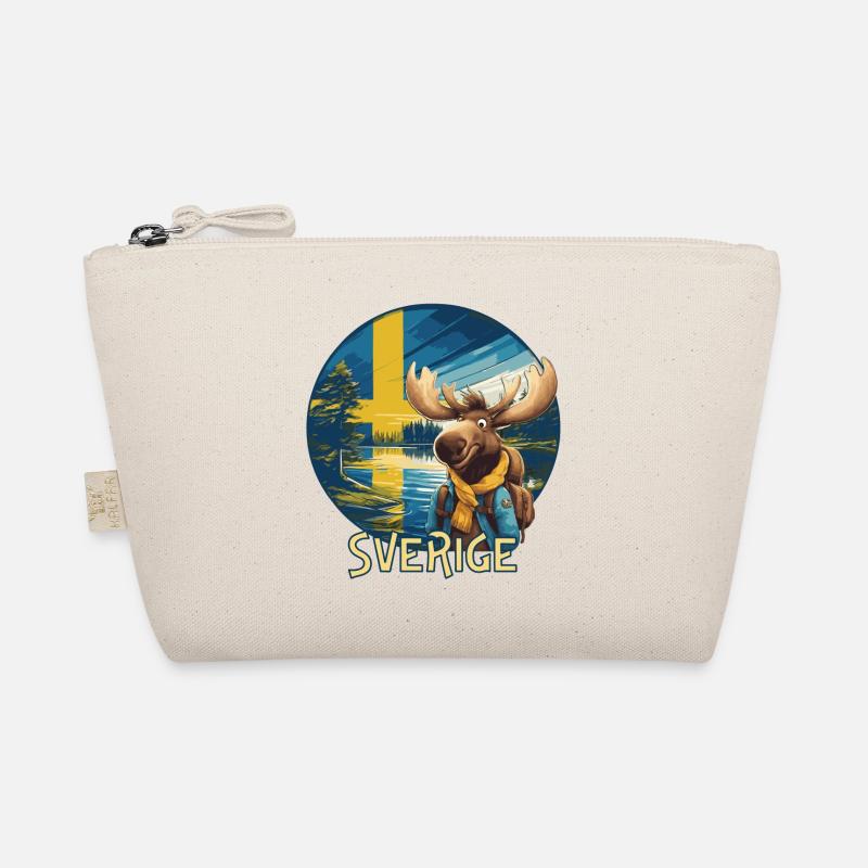 Sverige - Sweden - Schweden - Elch - Moose - Älg - Bio-Täschchen - Natur