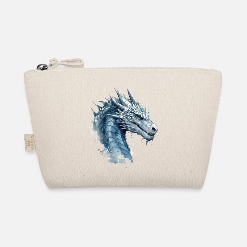 Dragon, Dragon Head, Fantasy, Magic, Mysticism, Creature Organic Pouch