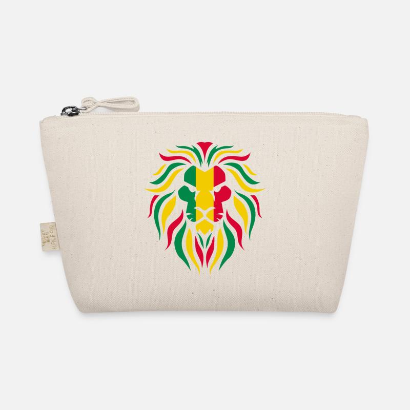 Reggae Rasta Löwe - Bio-Täschchen - Natur
