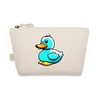Gummiente / Badeente / Wasser / Badewanne - Bio-Täschchen - Natur - Vorne