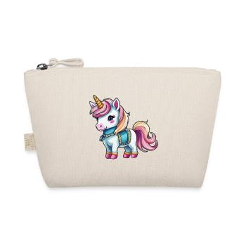 sticker licorne, licorne mignonne, colorée - Trousse biologique - nature - Devant
