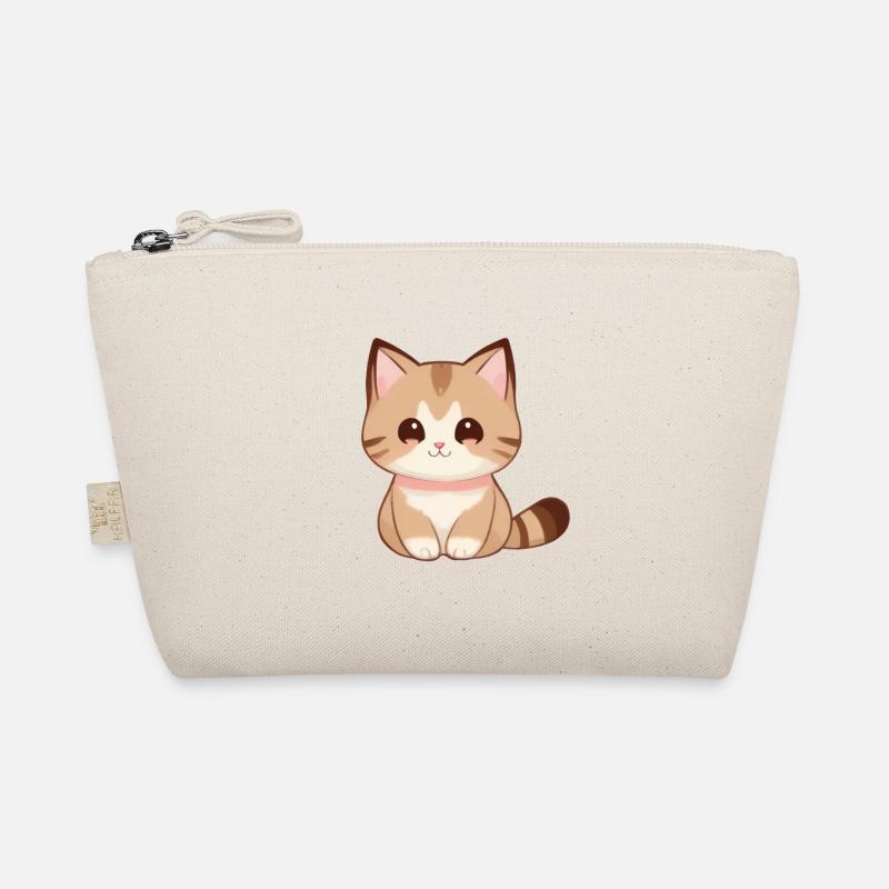 dessin chat, chat mignon, bébé chat - Trousse biologique - nature