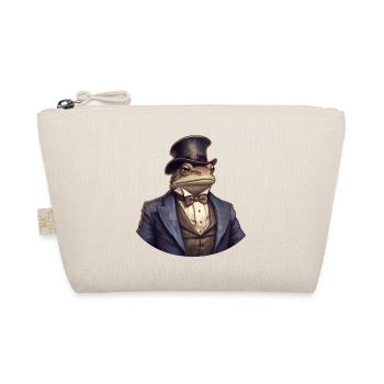 Vintage Frog - Organic Pouch - nature - Front