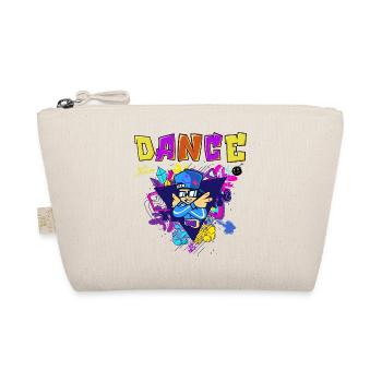 Design imprimé vibrant de style breakdance - Trousse biologique - nature - Devant
