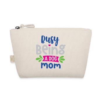 Busy Being a Dog Mom - Organic Pouch - nature - Front