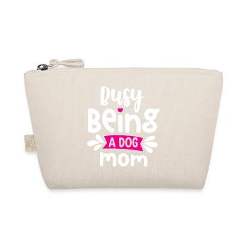 Busy Being a Dog Mom - Organic Pouch - nature - Front