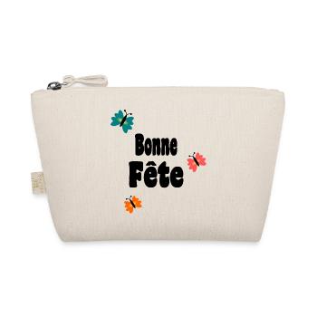 GRANNY. GRANDMA. MOTHER'S DAY. HAPPY BIRTHDAY MAMI - Organic Pouch - nature - Front