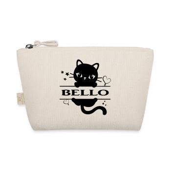 t-shirt Nice t-shirt cat gato gift idea - Organic Pouch - nature - Front