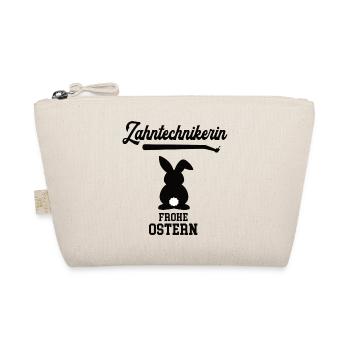 Zahntechnikerin Ostern Geschenk Zahnarzt Praxis - Bio-Täschchen - Natur - Vorne
