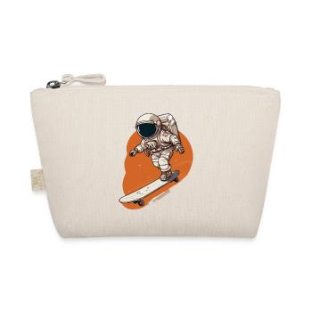 Astronaut Skateboarder in Orbit - Organic Pouch - nature - Front