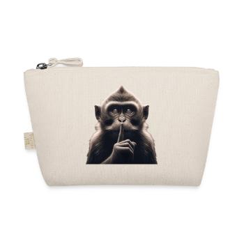 A Silent Monkey - Organic Pouch - nature - Front