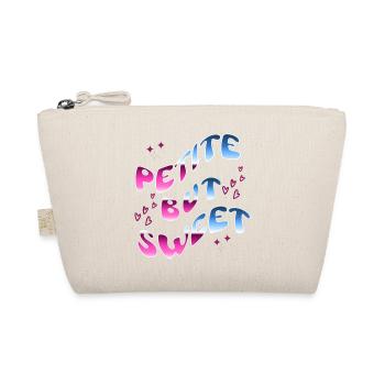 Petite but Sweet - Text Tee - Bio-Täschchen - Natur - Vorne
