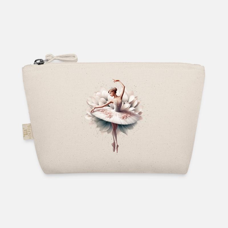 Ballet dancer with tutu Organic Pouch