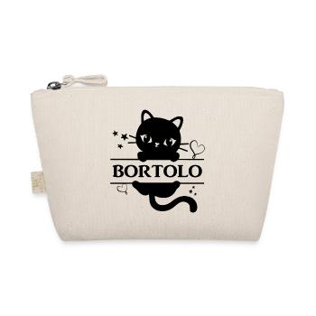 Bortolo t-shirt t-shirt cat Katze gato chat - Organic Pouch - nature - Front