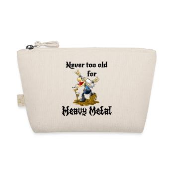 Heavy Metal Opa - Never too old for Heavy metal - Bio-Täschchen - Natur - Vorne