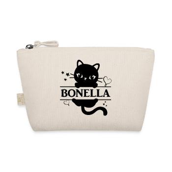 t-shirt Bonella cat t-shirt gift idea - Organic Pouch - nature - Front