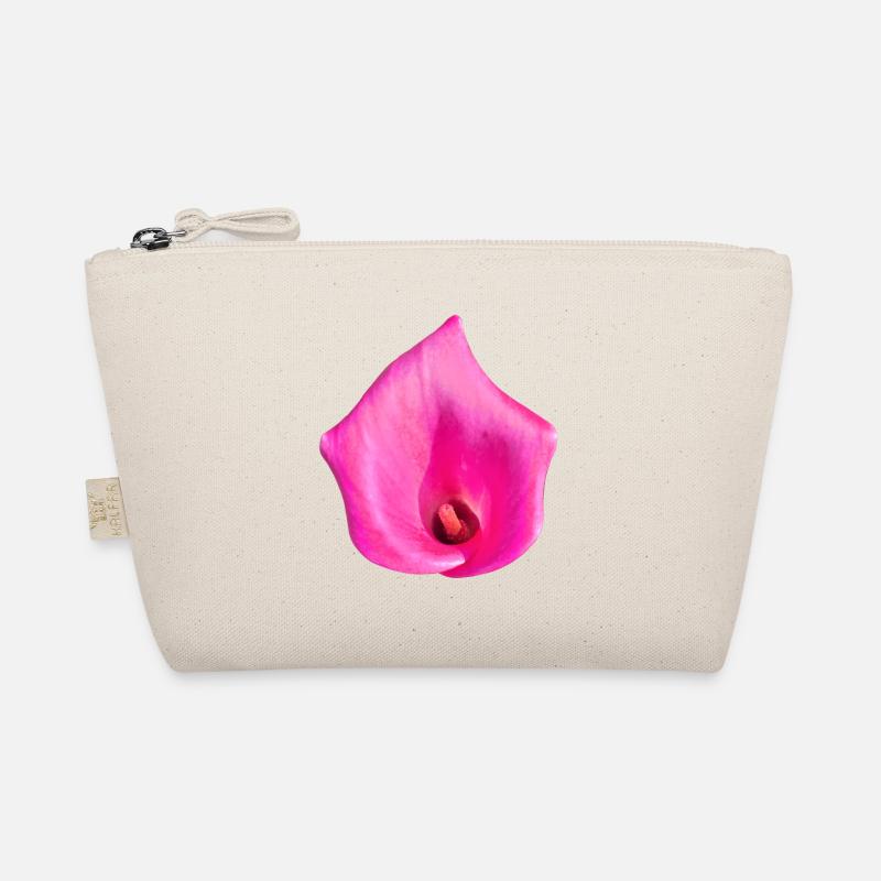 Pink Calla Blossom Organic Pouch