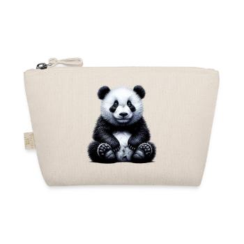 Panda - Bio-Täschchen - Natur - Vorne