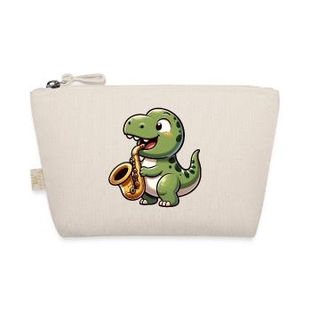 Dino T-Rex Saxophoniste Jazz Musique - Trousse biologique - nature - Devant