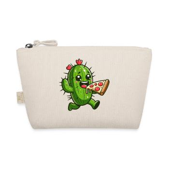 Mignon Cactus Pizza Coeur Bande Dessinée - Trousse biologique - nature - Devant