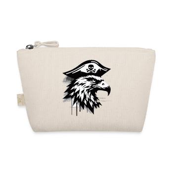 Eagle Head Pirate Buccaneer Graffiti Street Art - Organic Pouch - nature - Front