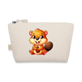 Beaver - Organic Pouch - nature - Front