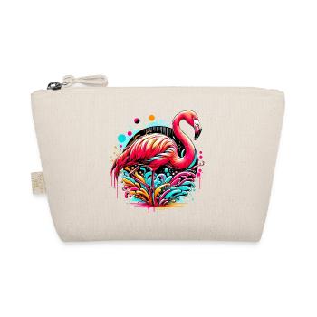 Flamingo - Bio-Täschchen - Natur - Vorne