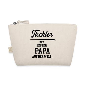 Bester Papa Tischler Tischlerei Schreiner Vater - Bio-Täschchen - Natur - Vorne
