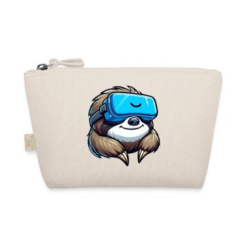 Cool Sloth VR Gamer Design - Organic Pouch - nature - Front