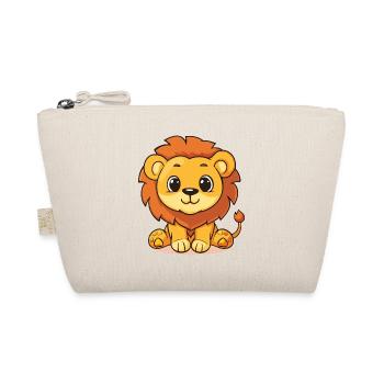 lion lion baby baby child childish cute cute - Organic Pouch - nature - Front