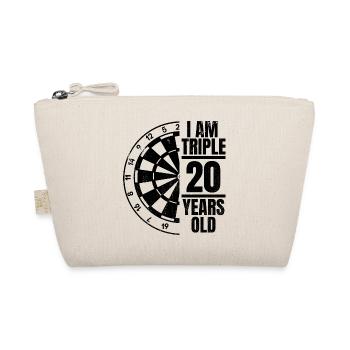 Old darts player saying - Organic Pouch - nature - Front