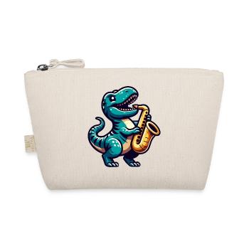 T-Rex Dinosaure Saxophone Jazz Musique - Trousse biologique - nature - Devant