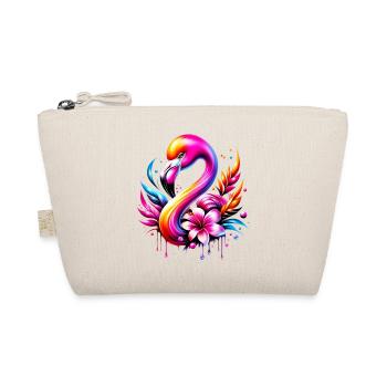 Flamingo - Bio-Täschchen - Natur - Vorne