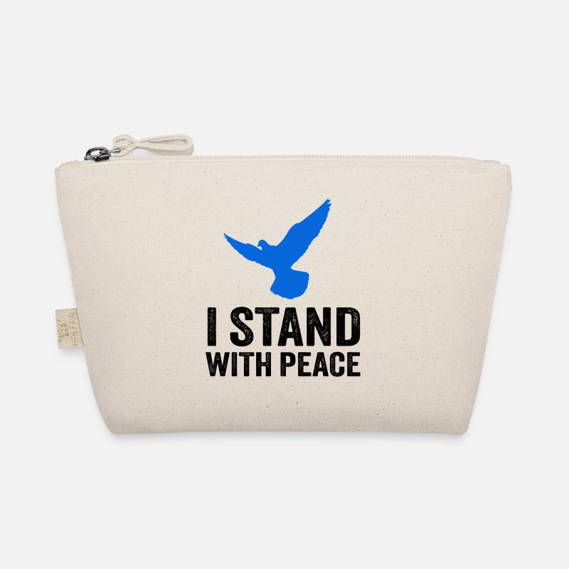 I STAND WITH PEACE Bio-Täschchen