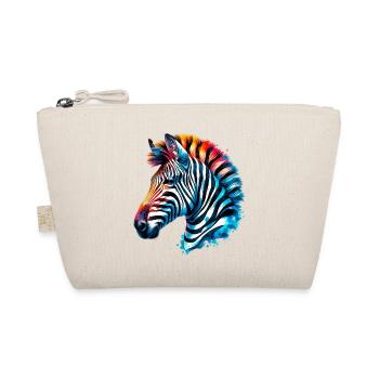 Zebra - Bio-Täschchen - Natur - Vorne