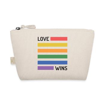 LGBT Pride Month - Love Wins - Organic Pouch - nature - Front