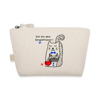 Worry Eater Cat - Organic Pouch - nature - Front