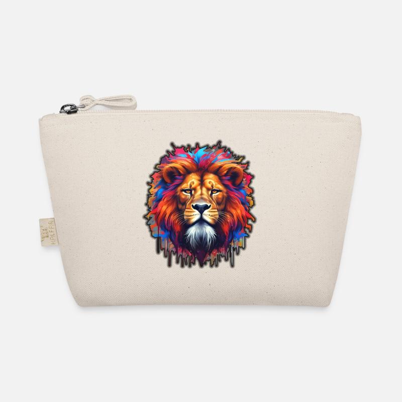 Fier lion dans le style graffiti Trousse biologique