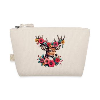 Cerf avec des fleurs - Trousse biologique - nature - Devant