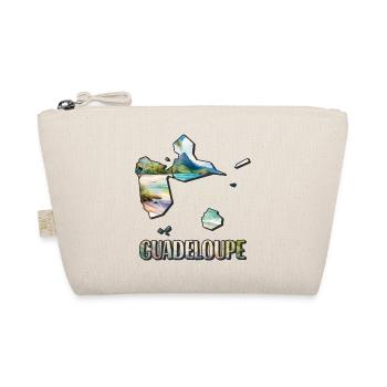 Aquarell Landkarte Guadeloupe - Bio-Täschchen - Natur - Vorne