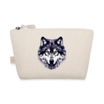 Wolf - Bio-Täschchen - Natur - Vorne