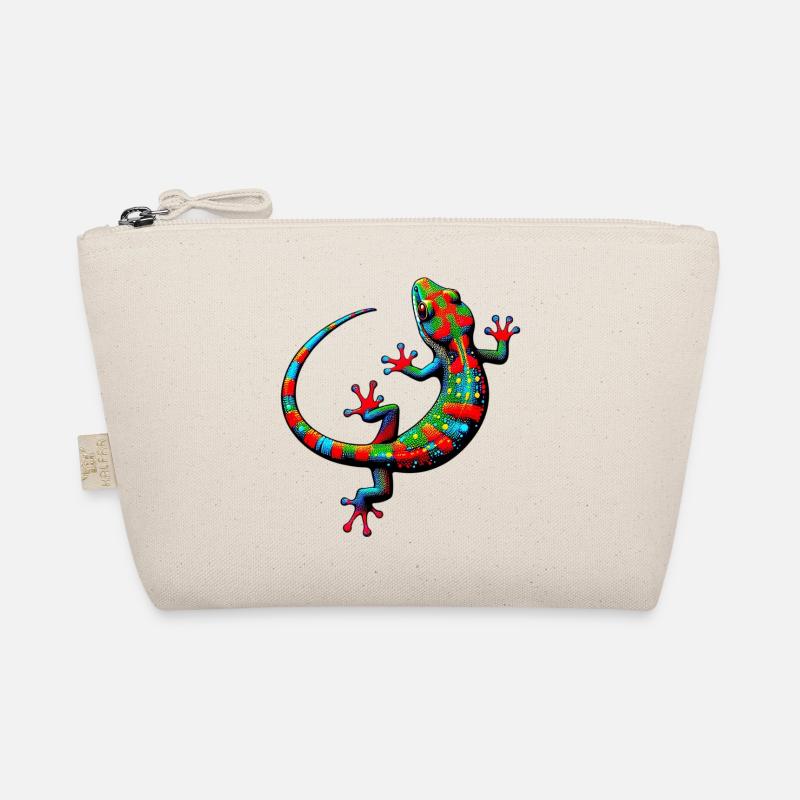 Gecko - Bio-Täschchen - Natur